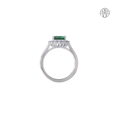 Samaira Ring (CI. Zaveri)- 0.336 CTW 16 PCS VS1 Lab Grown Round Diamond Ring