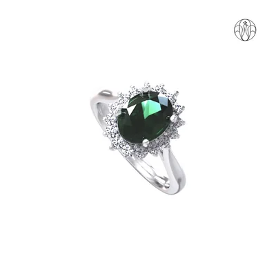 Samaira Ring (CI. Zaveri)- 0.336 CTW 16 PCS VS1 Lab Grown Round Diamond Ring