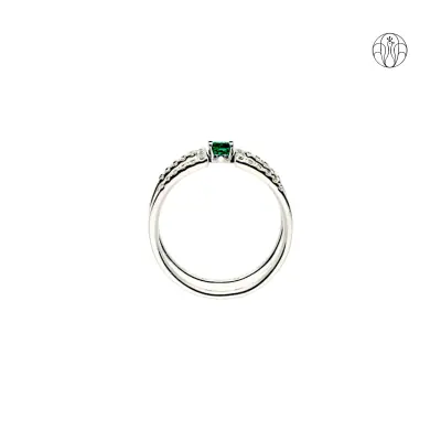 Myra Ring (CI. Zaveri)- 0.3 CTW 38 PCS VS1 Lab Grown Round Diamond Ring