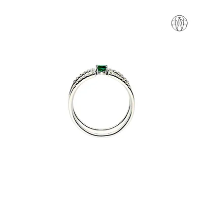 Myra Ring (CI. Zaveri)- 0.3 CTW 38 PCS VS1 Lab Grown Round Diamond Ring