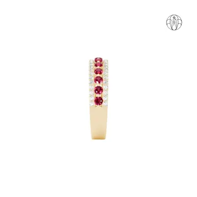 Meera Ring (CI. Zaveri)- 0.295 CTW 50 PCS VS1 Lab Grown Round Diamond  Ring