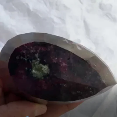 Giant Natural Ruby  2705 Carats  Dark Red Antique Pear Shape Natural Ruby Gemstone Certified Untreated Collector's Piece