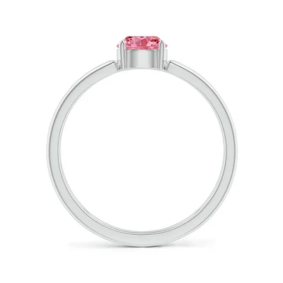 Solitaire Round Shape Lab Grown Diamond Ring