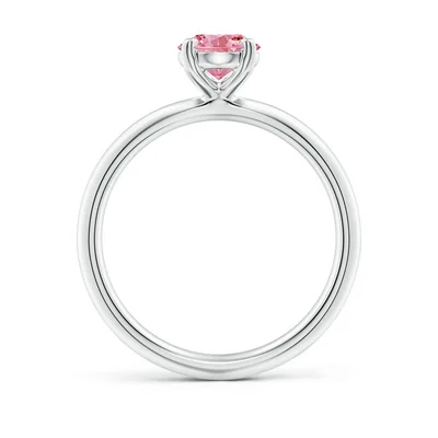 Oval Prong Set Lab Diamond Ring