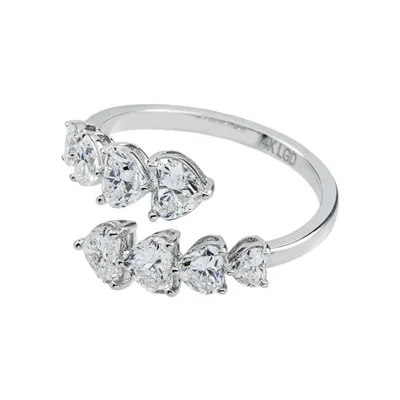 Heart shape White Lab Grown Diamond  Ring