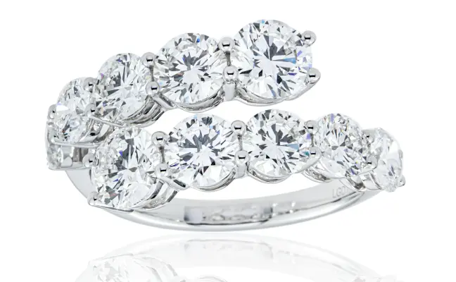 Round Shape multi Diamond Designer Engagement Ring