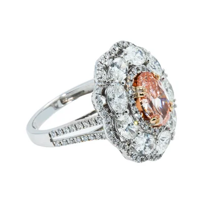 Uniqu Oval Shape Designer Ring