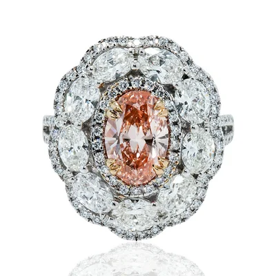 Uniqu Oval Shape Designer Ring