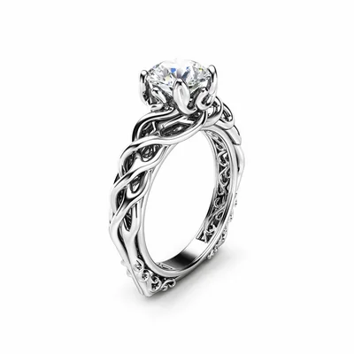 Classic floral Diamond Ring