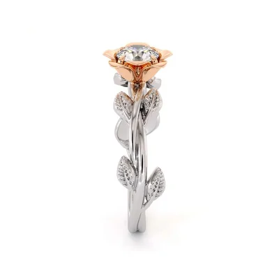 Rose Blossom Diamond Ring