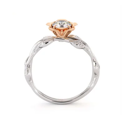 Rose Blossom Diamond Ring