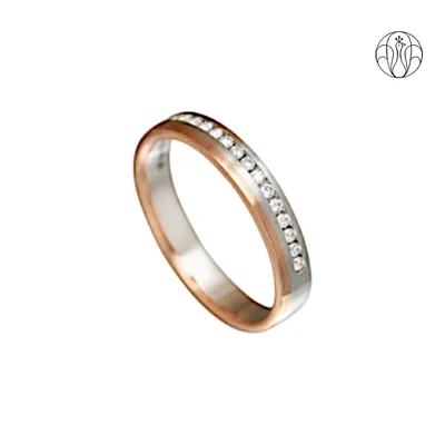 Prince Wedding Band (CI. Zaveri)-  0.08 CTW 1 PCS VVS Lab Grown Round Diamond Minimal Band Ring