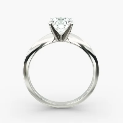 1.00ct Classic Four-prong Solitare Engagement Ring 14k