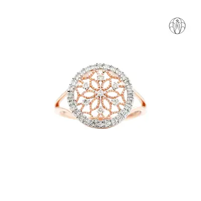 Regalia Crown Ring (CI. Zaveri)-  0.282 CTW 24 PCS VS1 Lab Grown Round Diamond Tiara Ring