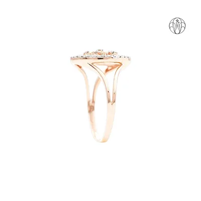 Twilight Cluster Ring (CI. Zaveri)- 0.98 CTW 107 PCS VS1 Lab Grown Round Diamond Ring