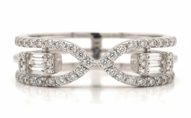 0.55 ct The Half-Carat Plus Natural Diamond Ring in Luminous White Gold