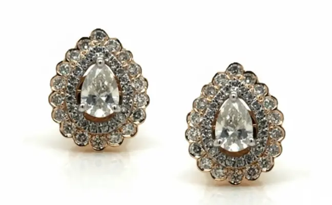0.95 Carat Diamond Earrings Pristine White Gold Luxury