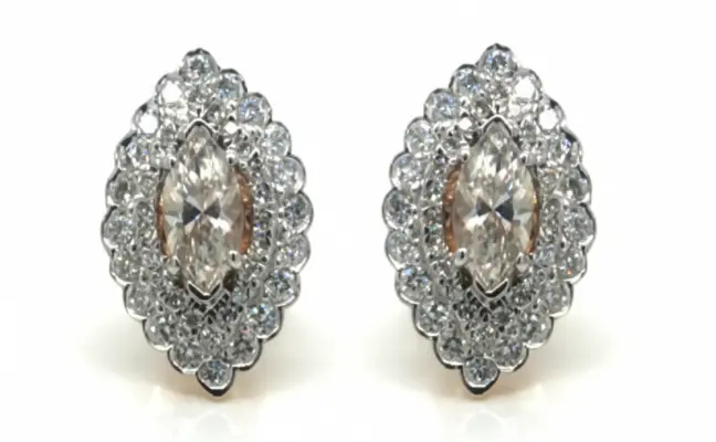 Heirloom Brilliance  1.21 Carat Diamond Earrings - Pristine White Gold Luxury