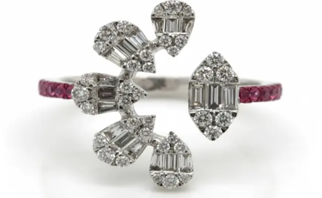 0.46 CT Authentic Diamond Ring - Sleek White Gold