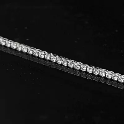 Round Cut LAB Diamond Tennis Bracelet