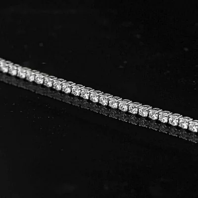 Round Cut LAB Diamond Tennis Bracelet