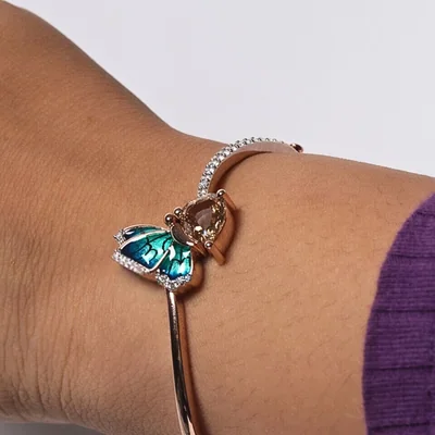 Butterfly Shape Lab Grown Diamond Bracelet