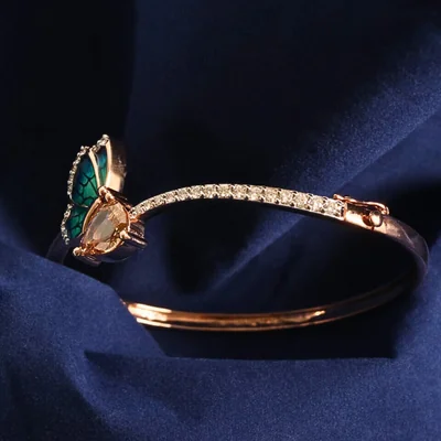 Butterfly Shape Lab Grown Diamond Bracelet