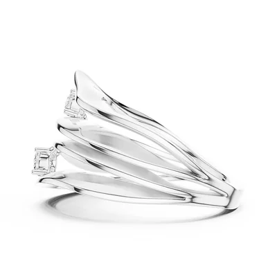 Minimal Lab Grown Diamond Ring.