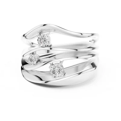 Minimal Lab Grown Diamond Ring.