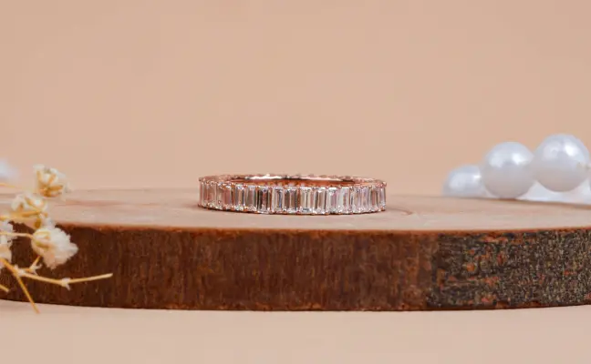 Modern Pear Cut Lab Grown Diamond Flower Motif Ring