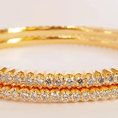Diamond bangles -6