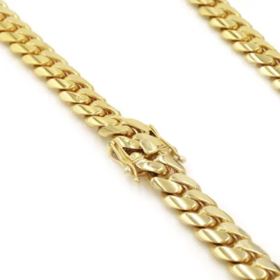 Solid Cuban Link Chain | 14K Yellow Gold