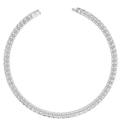 Four Prong 3 CT TW Natural Diamond Tennis Bracelet