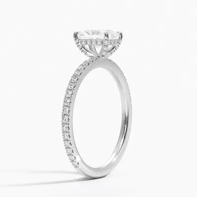 1.20 ctw Radiant Cut Diamond Engagement Ring
