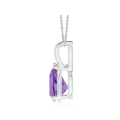 Amethyst Necklace set in 14kt gold
