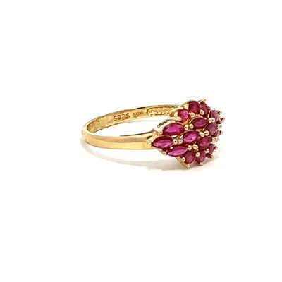 14KY 0.75ct Ruby ring
