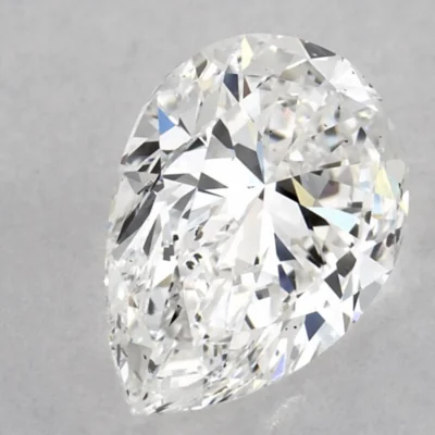1.00 - Carat Pear Cut Natural Loose Diamond